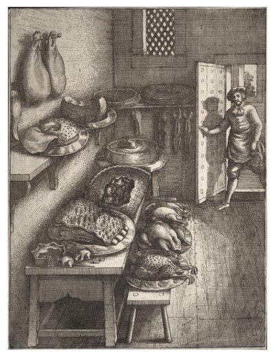 Town and Country Mouse by Wenceslaus Hollar